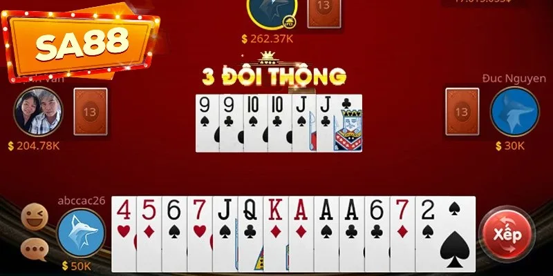 Game bài mới nhất SA88 Tiến Lên Miền Nam