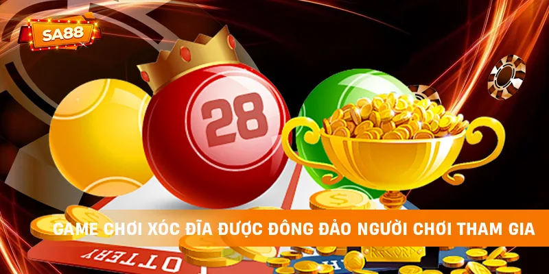 Game chơi xóc đĩa được đông đảo người chơi tham gia