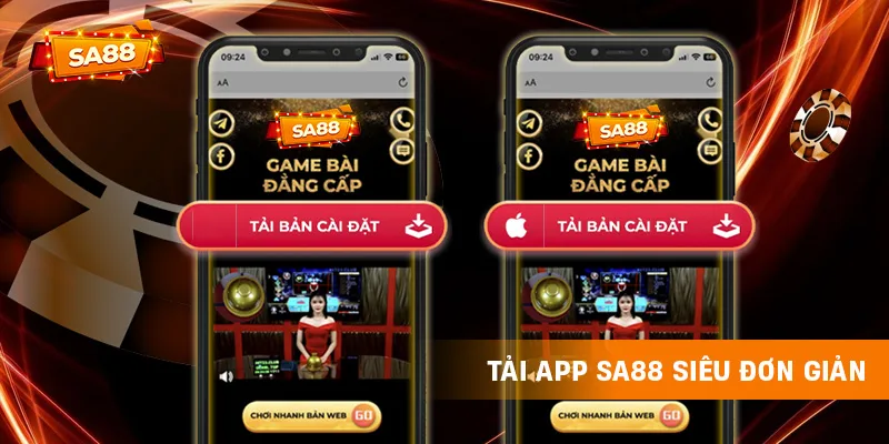Tải App SA88 siêu đơn giản